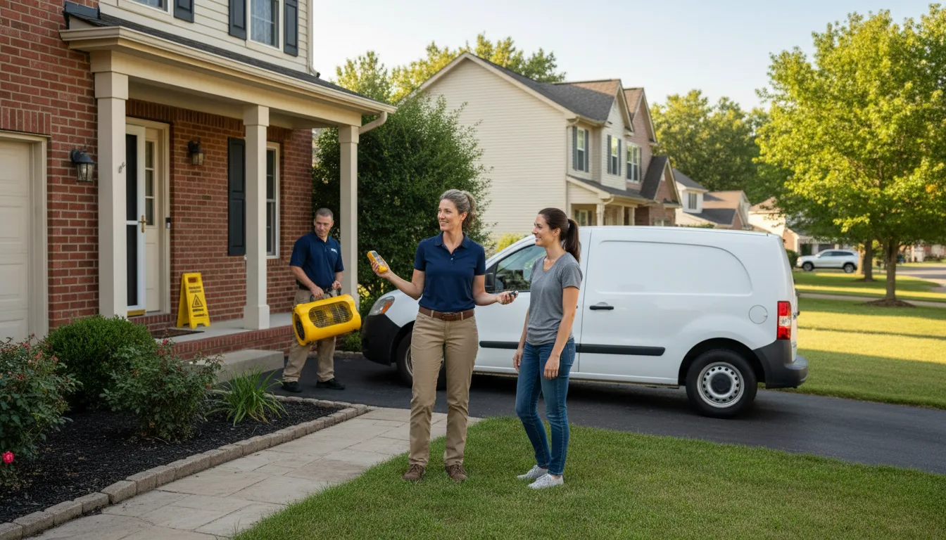 Water restoration image for Home Water Damage Repair in Leming, TX